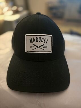 Marucci Black Logo Patch Baseball  Hat